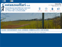 Tablet Screenshot of costanzoaffari.it